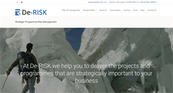 Desktop Screenshot of de-risk.com