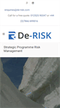 Mobile Screenshot of de-risk.com